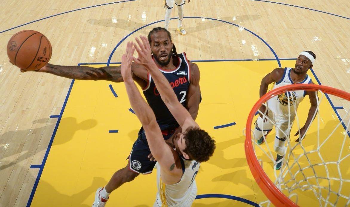 -关于勇士碾压热火，伦纳德带队取胜的信息